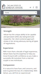 Mobile Screenshot of adriandavisfamilylaw.com